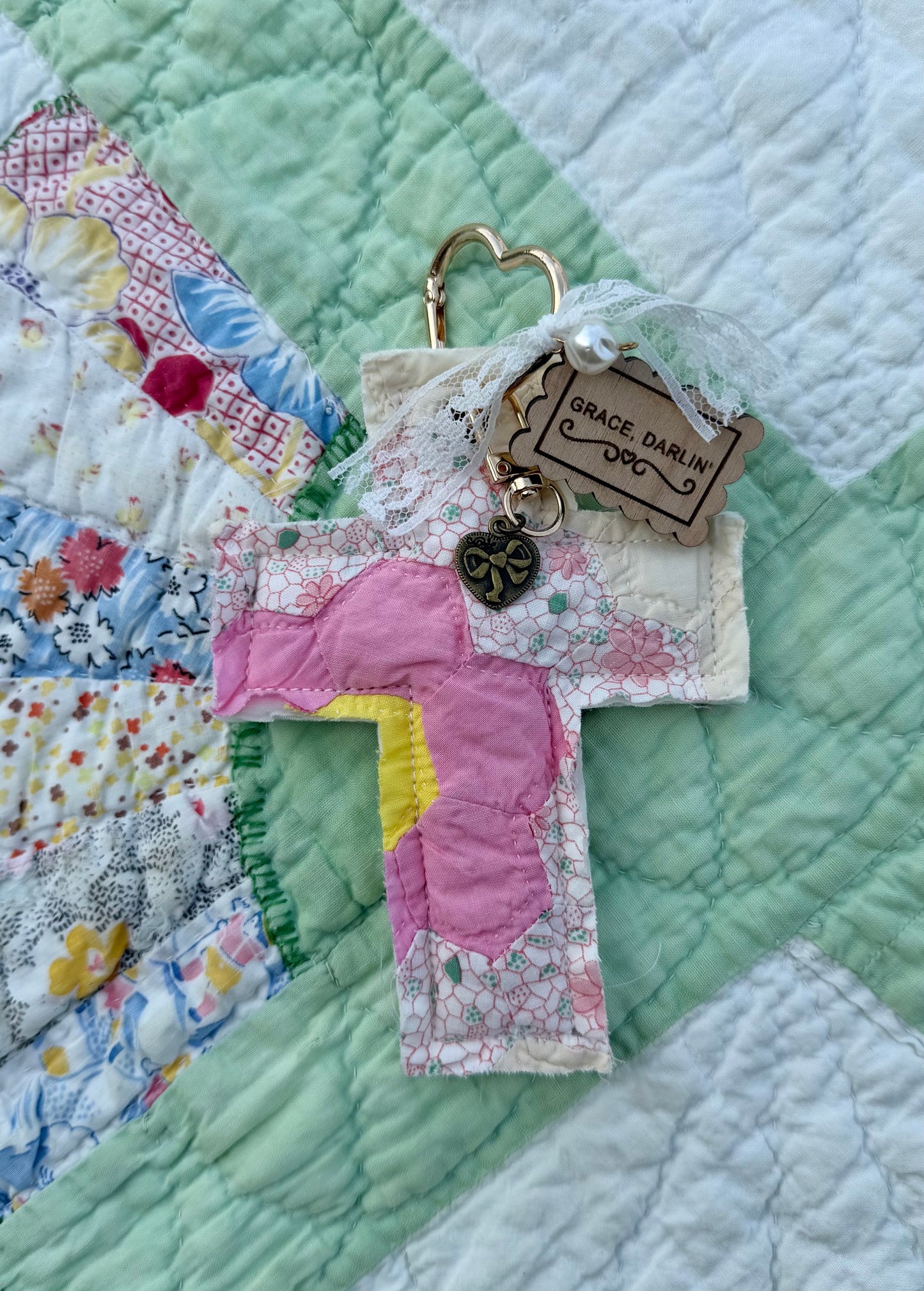 Cross Bag Charm