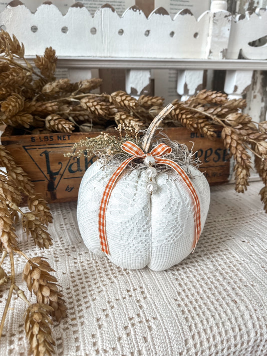 Small Lace Pumpkin