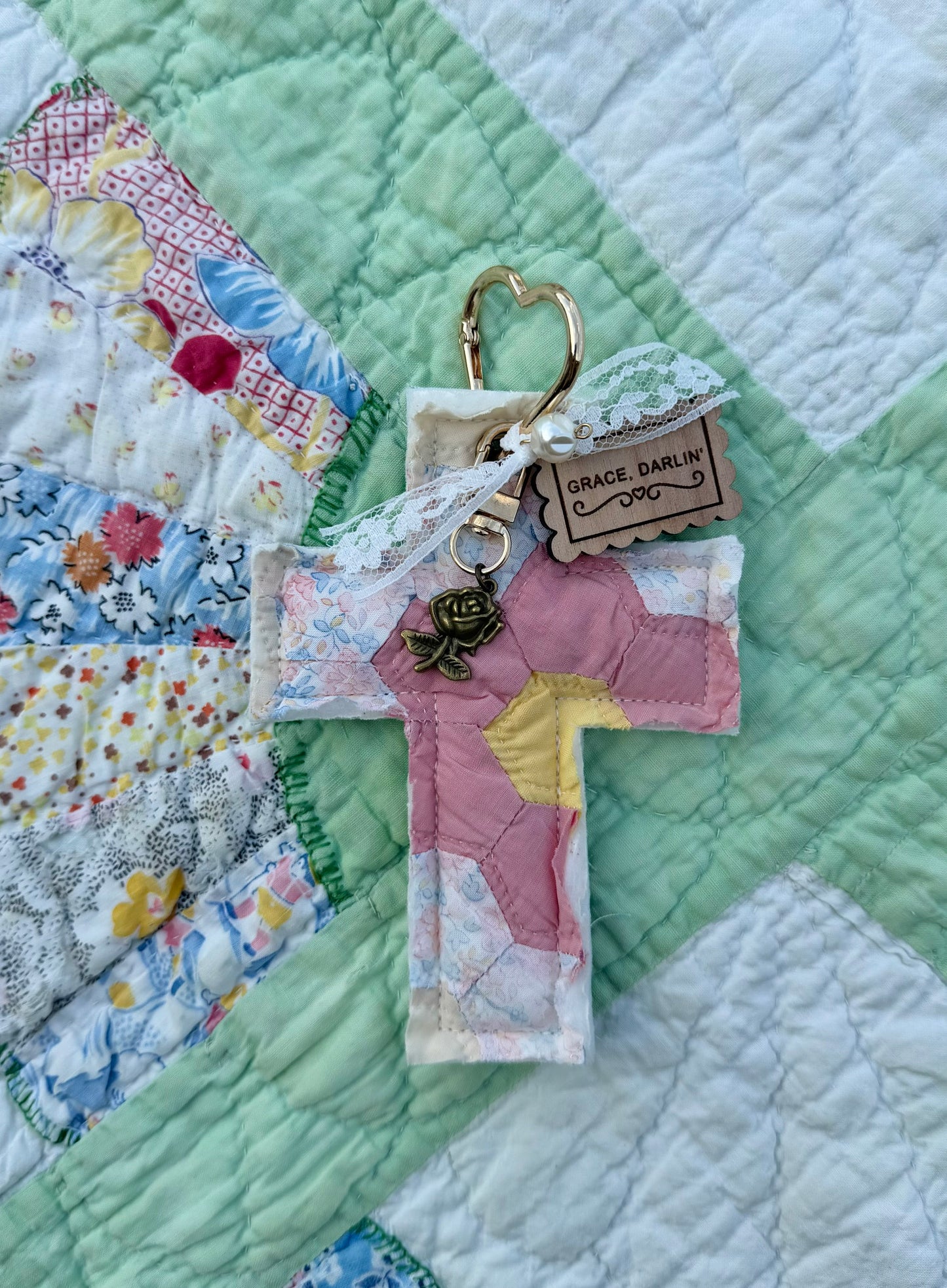 Cross Bag Charm