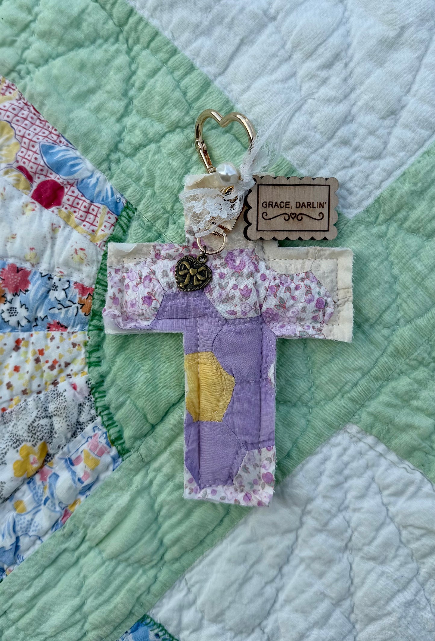 Cross Bag Charm