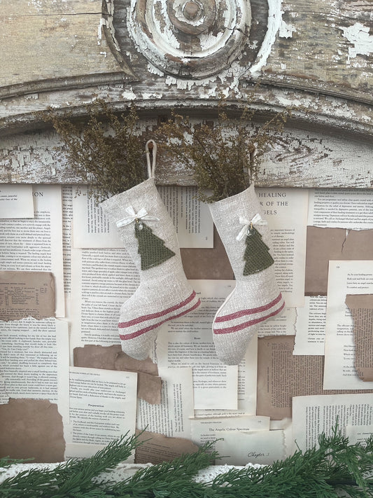 Grain Sack Tree Stocking