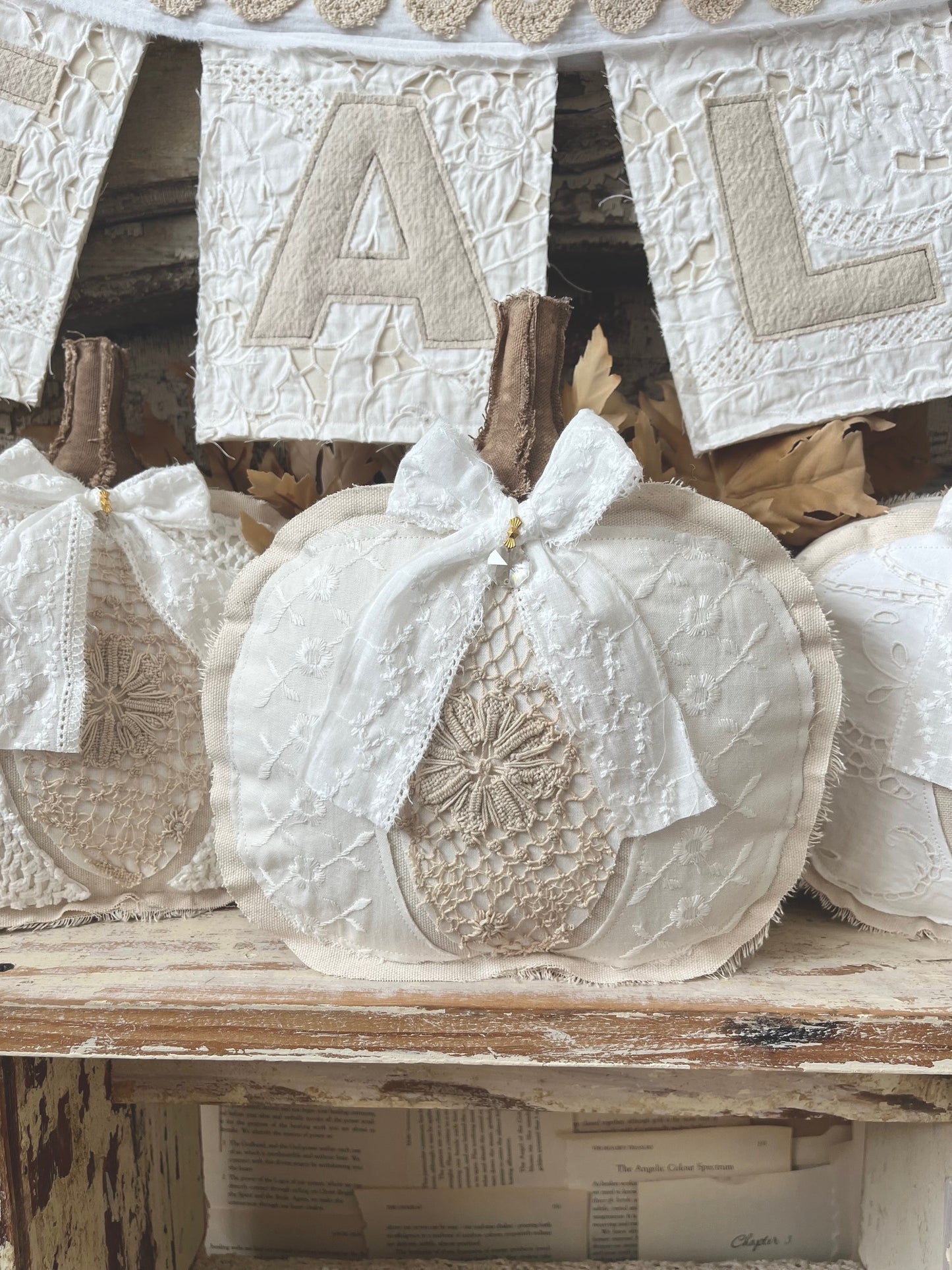 Shabby Chic Pumpkin