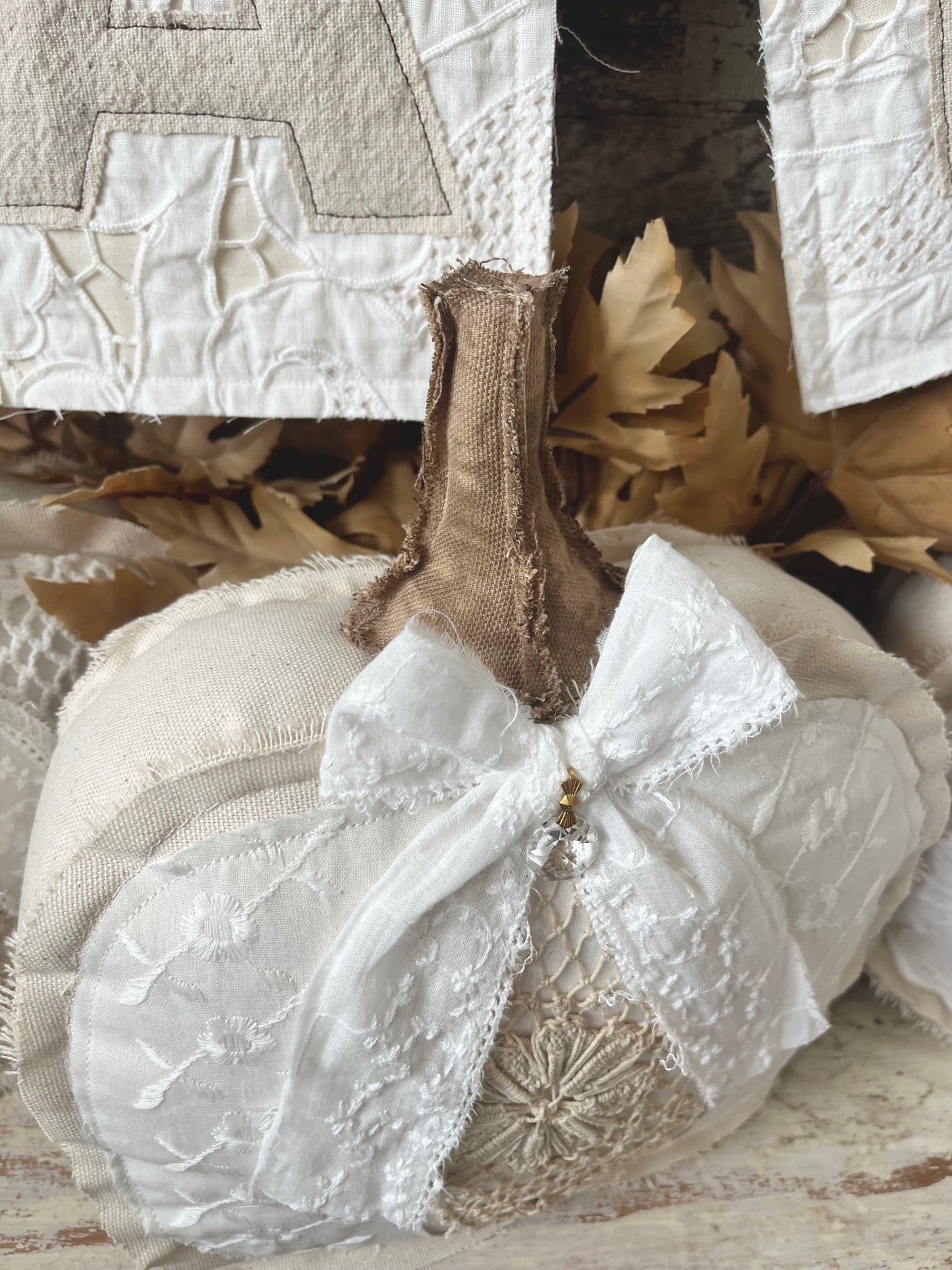 Shabby Chic Pumpkin